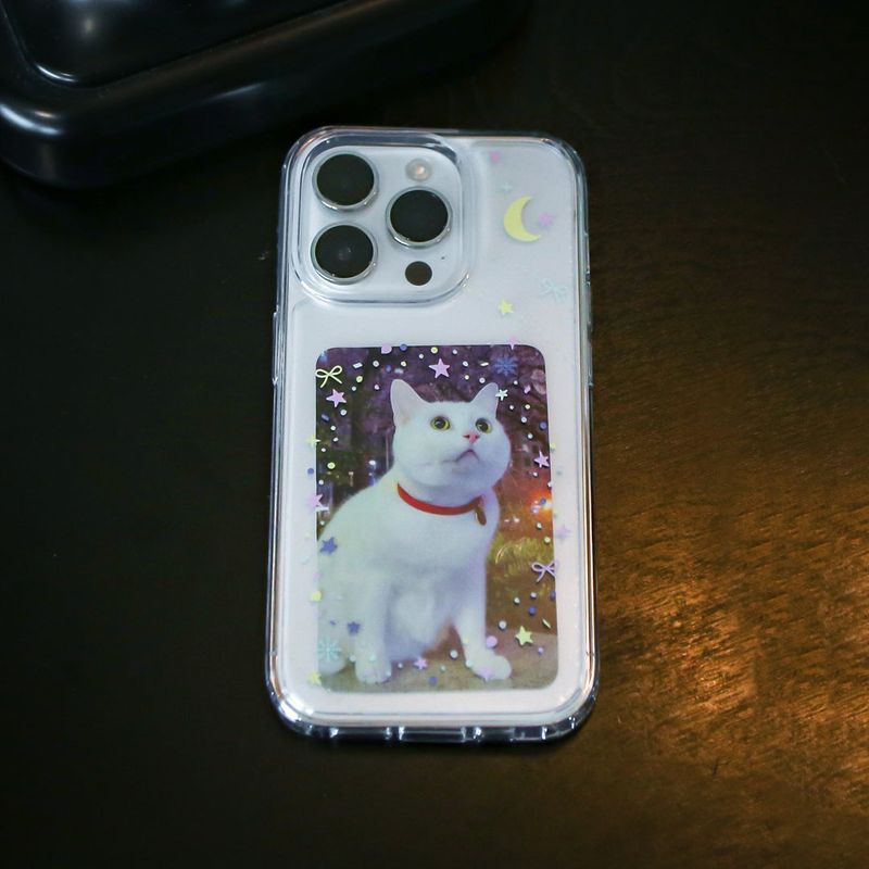 【MADE】Snow starlight Jelly hard Phone case