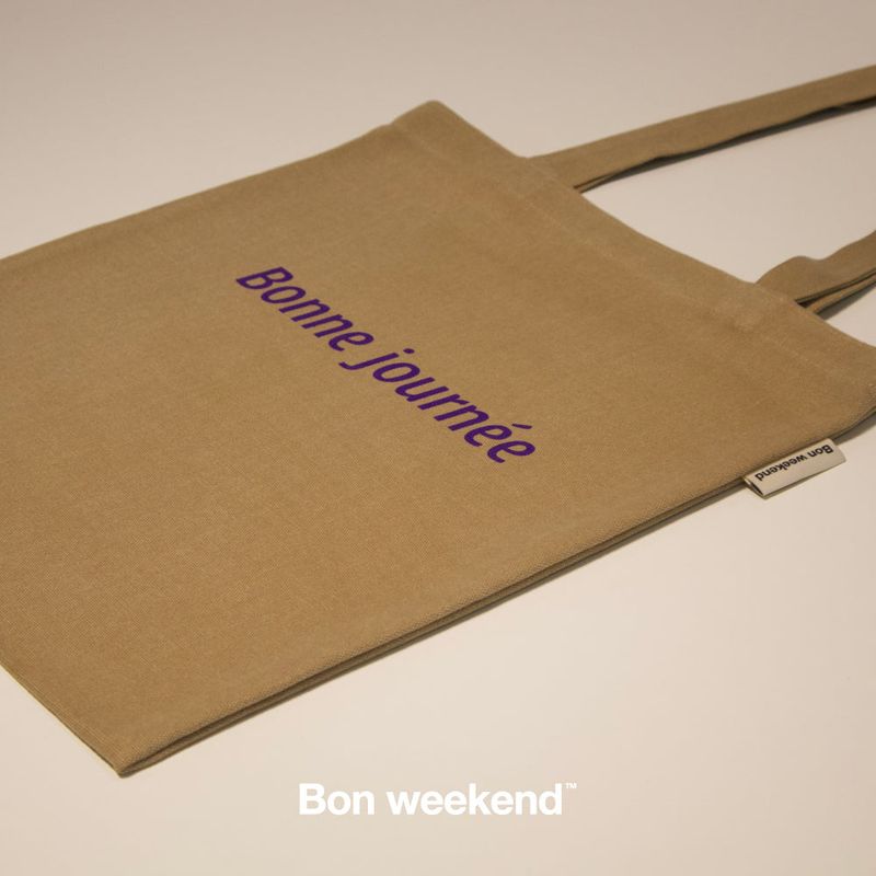 Bonne journée Fabric Bag
