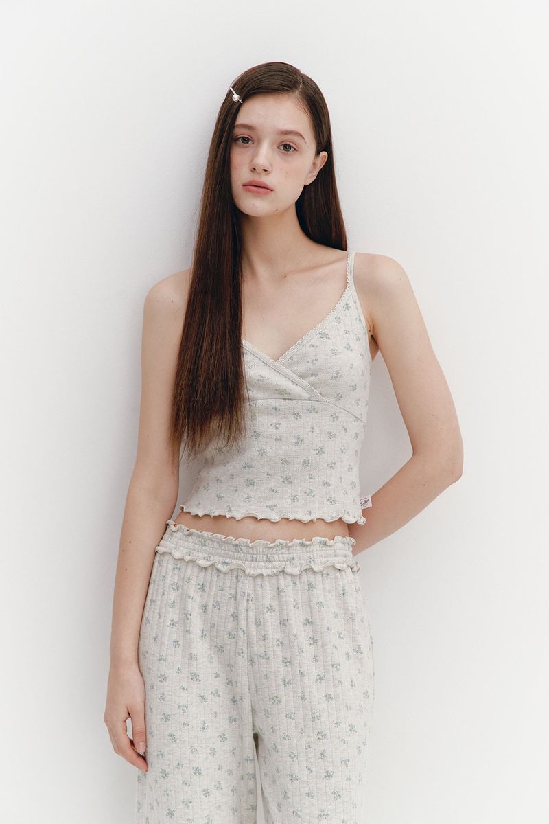Wave Frill Pants Oatmeal