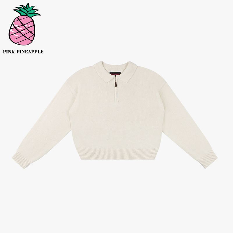 KNITTING ZIP-UP SWEATER