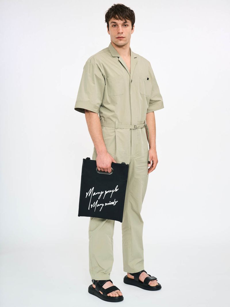 Organic Cotton x Apple Leather Record Bag