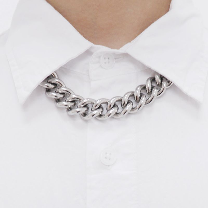 BASSCLEF（ベースクレフ）の「a bold chain of men's necklaces_CLEF OG NO.4 NEC（Accessories）」