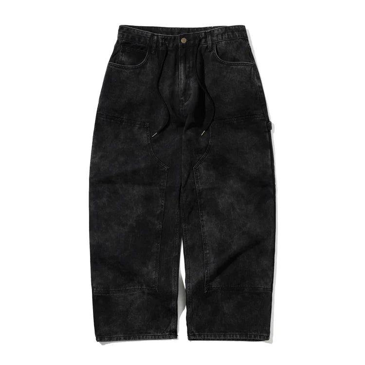 BSRABBIT(ビエスラビット)の「WORK WIDEFIT DENIM PANTS PIGMENT BLACK(Pants)」