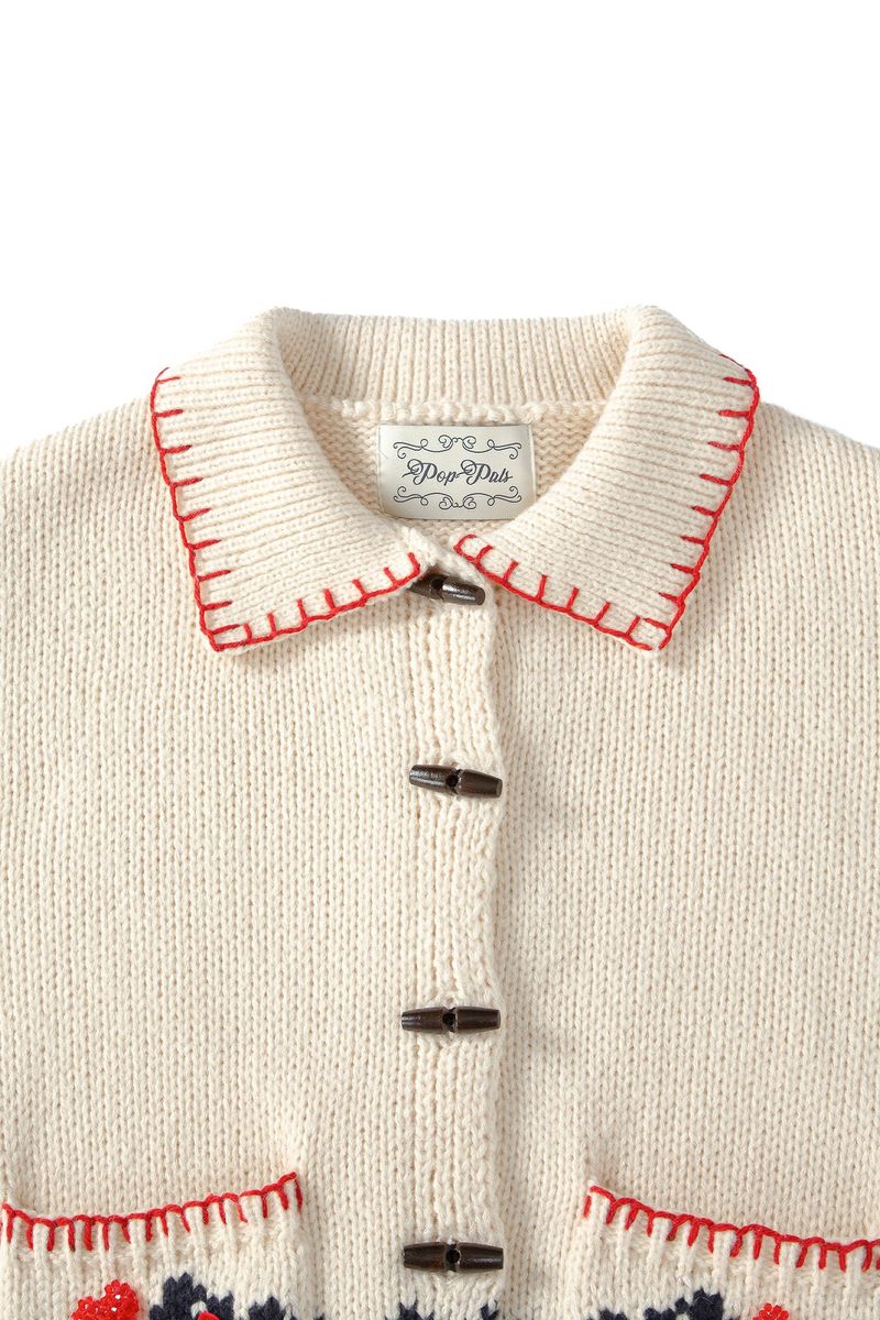 Bunny Heart Cardigan [Ivory]