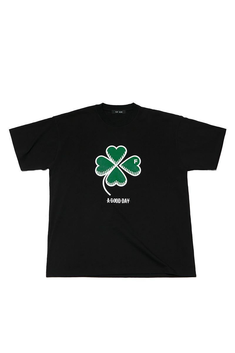 A GOOD DAY（ア グッドデイ）の「FLOVER LOGO OVER-T (BLACK)（Tops）」