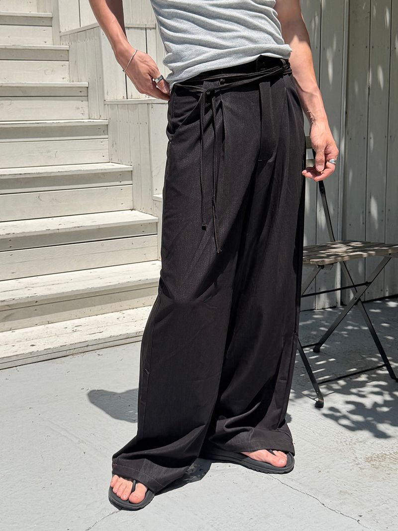 LAURANT（ロラン）の「Cool denim wide slacks(2color)（Pants）」