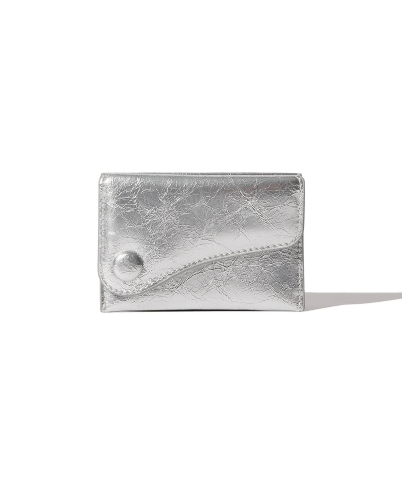 DOT Saddle Slim mini Card Wallets silver