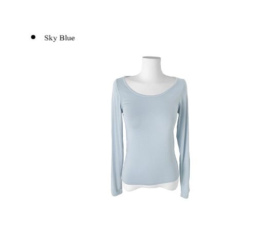 Ravi Basic Round-Neck Long Sleeve T-Shirt