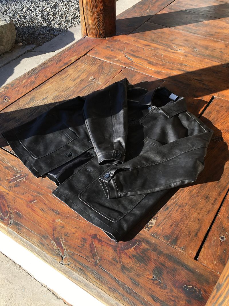 Dusty Leather Overwork Jacket (2c)