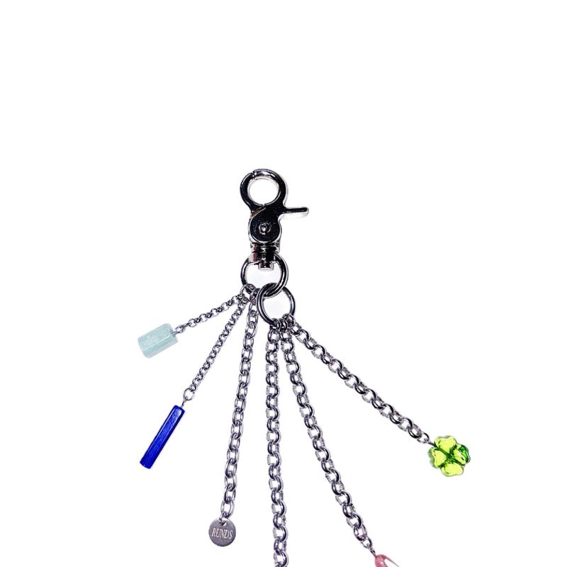gemstone chain keyring 001