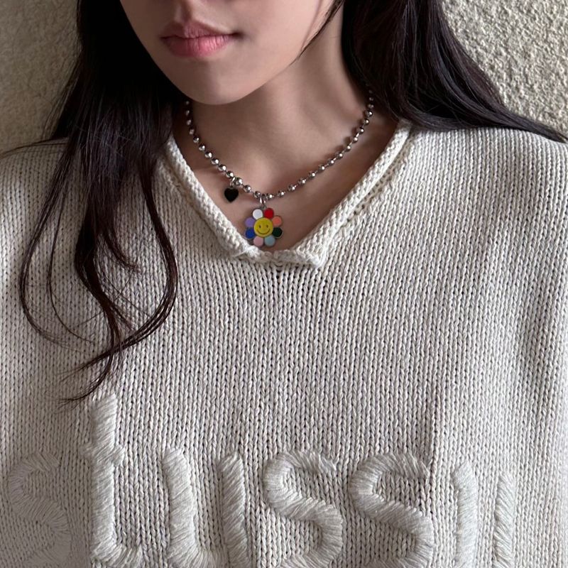[MADE]Sunflower necklace