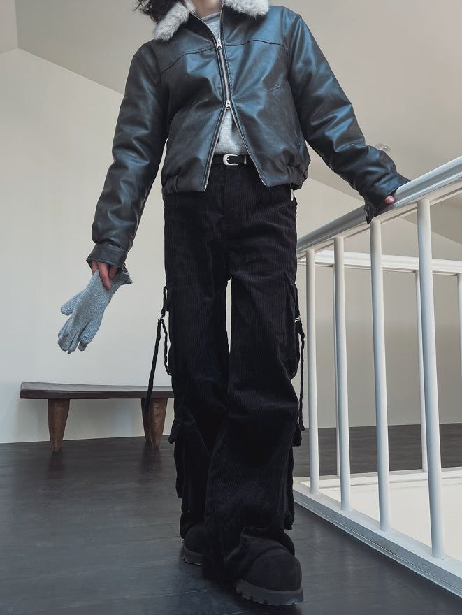 2PLAN（ツープラン）の「Tex double cargo strap corduroy pants（Pants）」