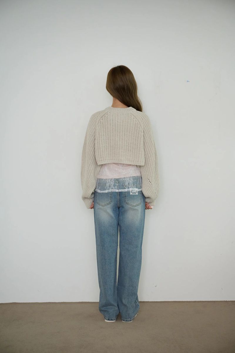 COZY CHUNKY KNIT BOLERO