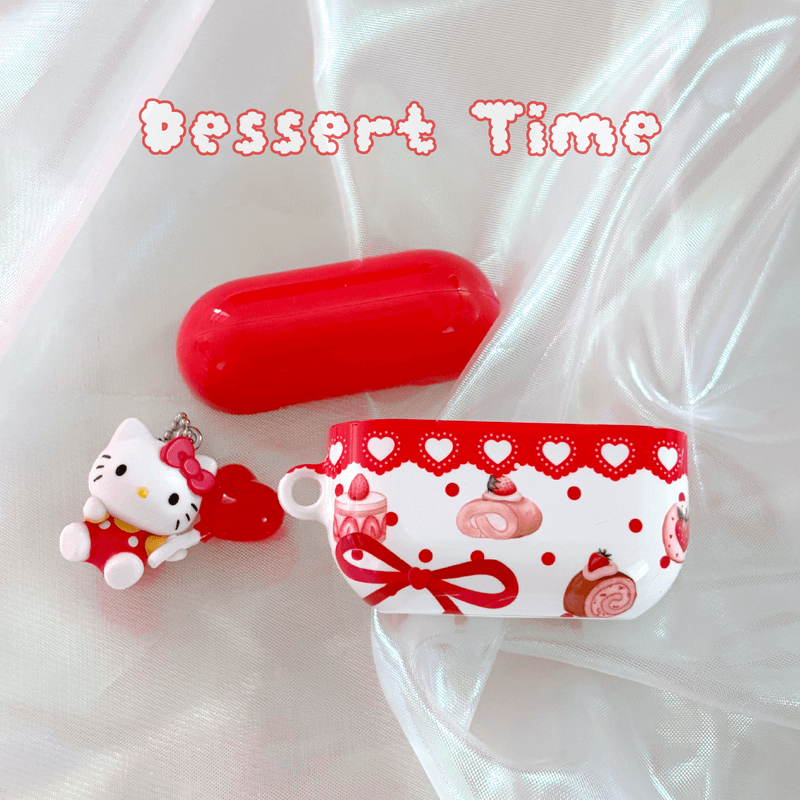 STAYBUBBLY（ステイバブリー）の「[RED] 夢色パティシエール ストロベリーデザートエアポッズケース（スマホグッズ/小物）」