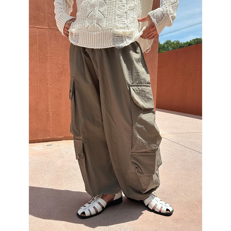 [S/S] Multi cargo nylon pants (3color)