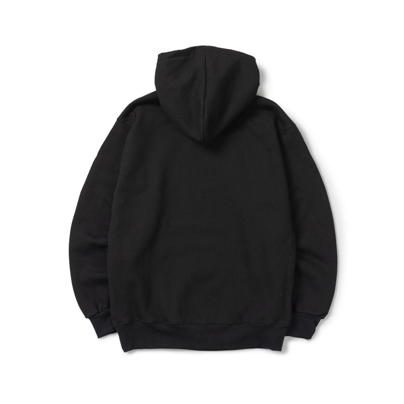 Classic minislogan buckle hoodie - Black