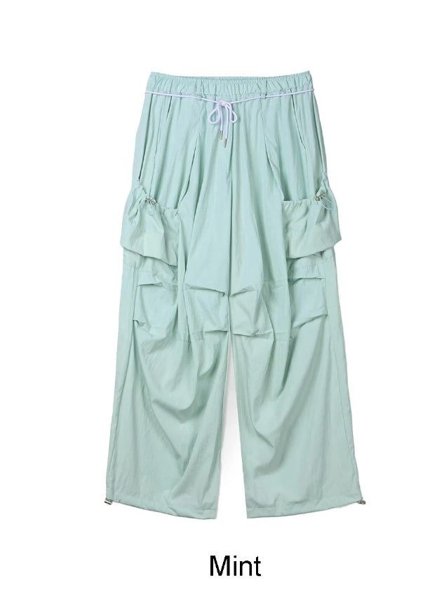 Eren String Pocket Nylon Pants