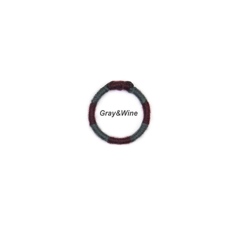 [CCNMADE] LETTER RING 1 (Gray&Wine)