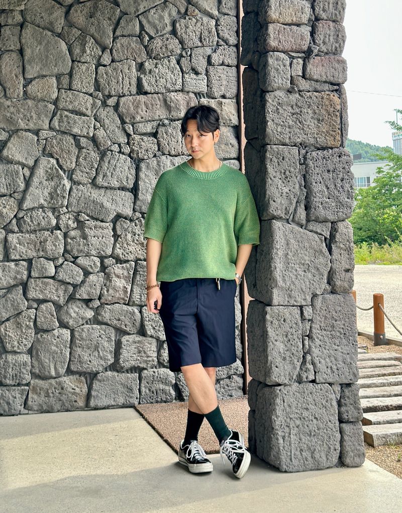 Cheery Garment Washing Knit
