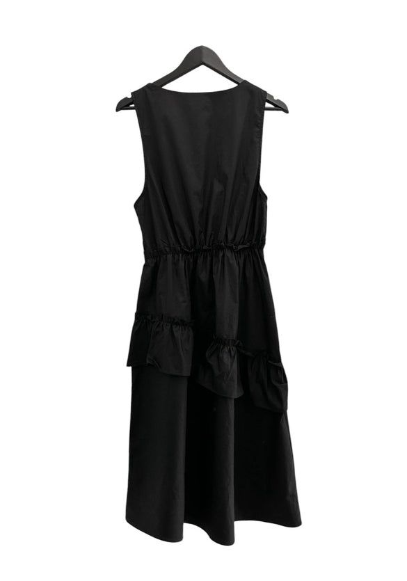 Romeli Frill Cotton Long One Piece