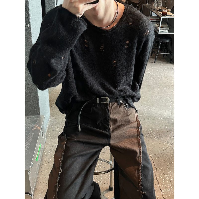 [F/W] Mohair damage long sleeves (3color)