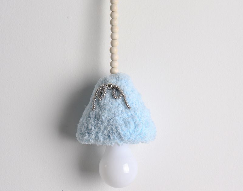 sky blue soft ribbon light