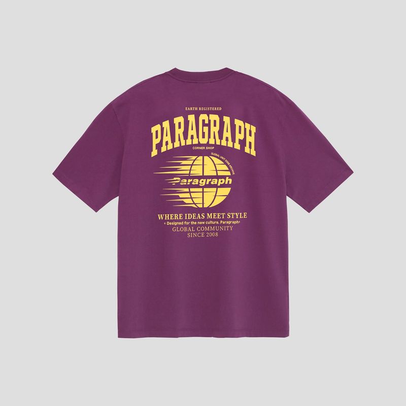 PARAGRAPH（パラグラフ）の「SPEED MOTION T SHIRT - PURPLE（Tops）」