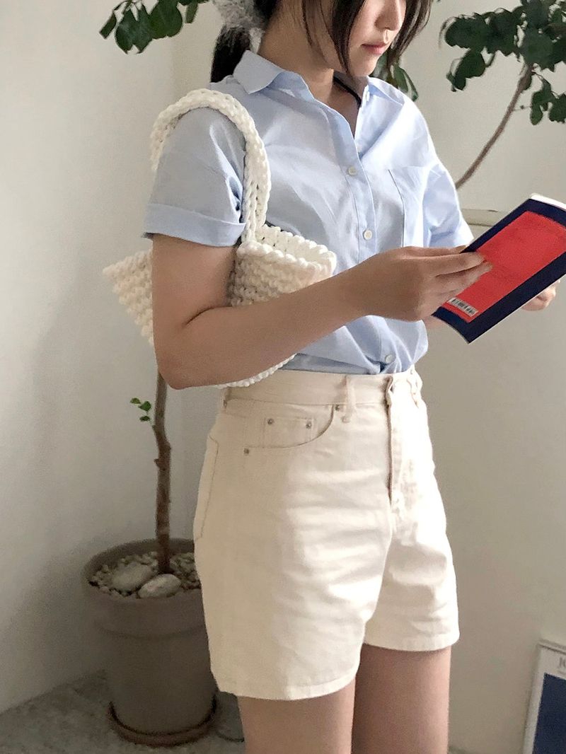 basket bag (white)