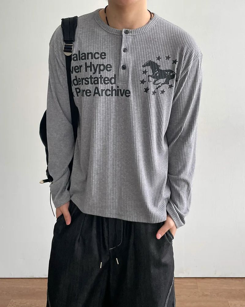IDF（アイディーエフ）の「ルート リブド ニット ロングスリーブ（トップス）」