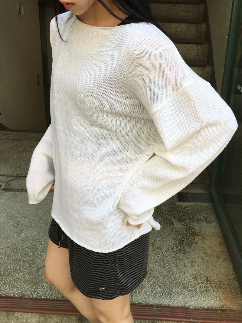Milk Striped 3/4 Length Shorts (5c)