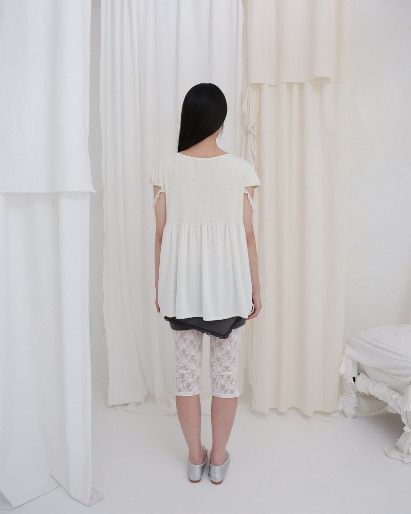 APRON MICRO PANTS / GREY
