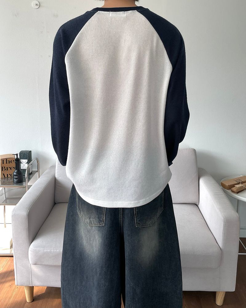 Collection Raglan Knit T-shirt