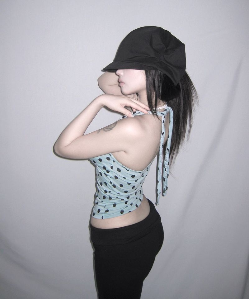 darling dot halter top (7colors)