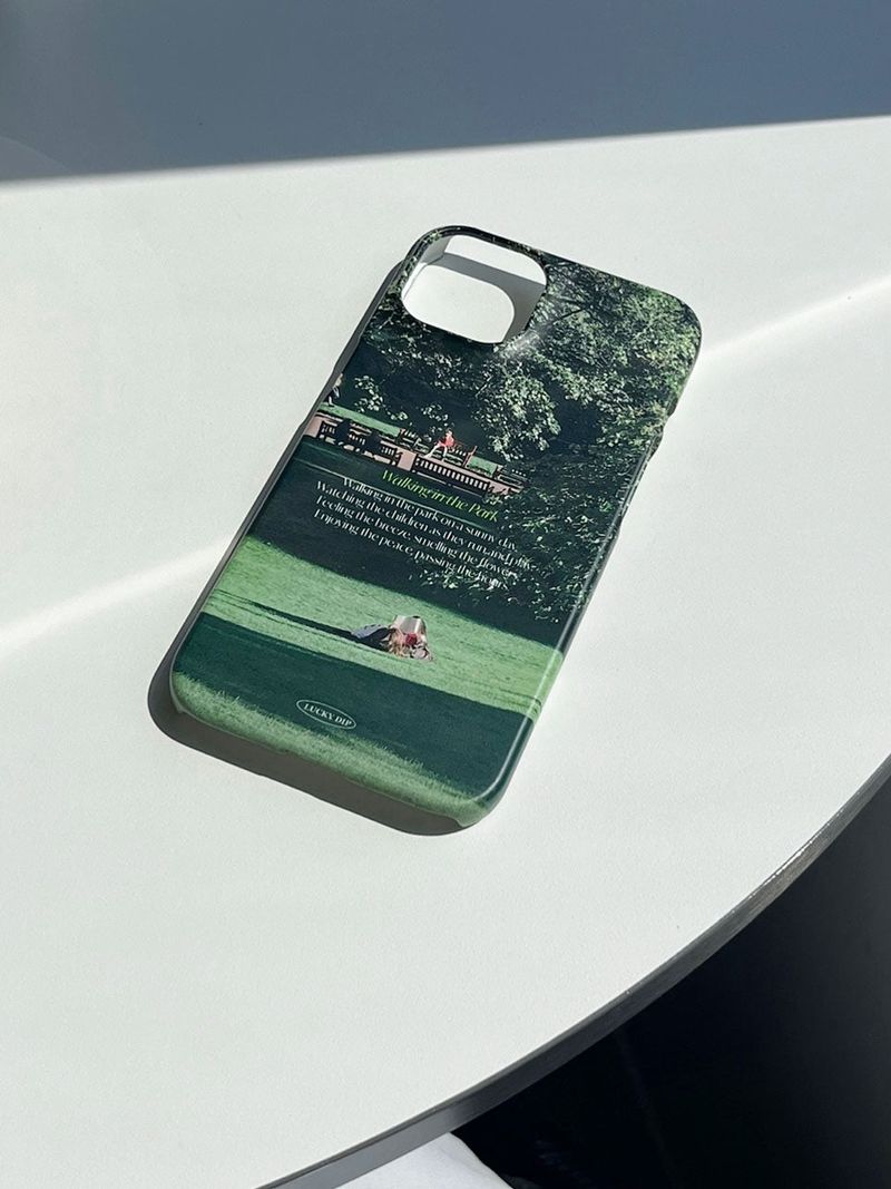 [MADE] a walk in the park iphone hard case 01
