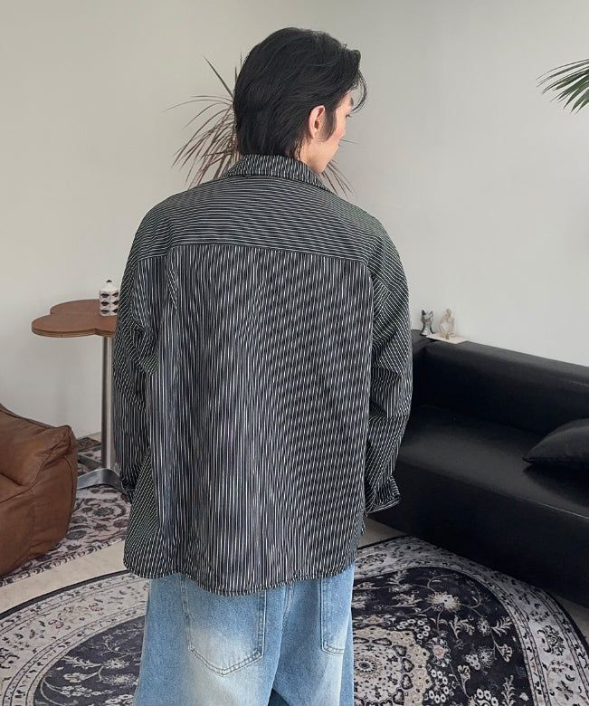 Ekan Crop Striped Shirt