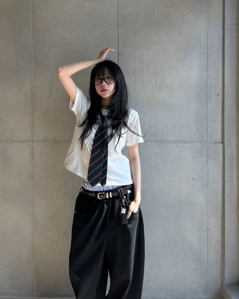 Belt sweat pants (Unisex)