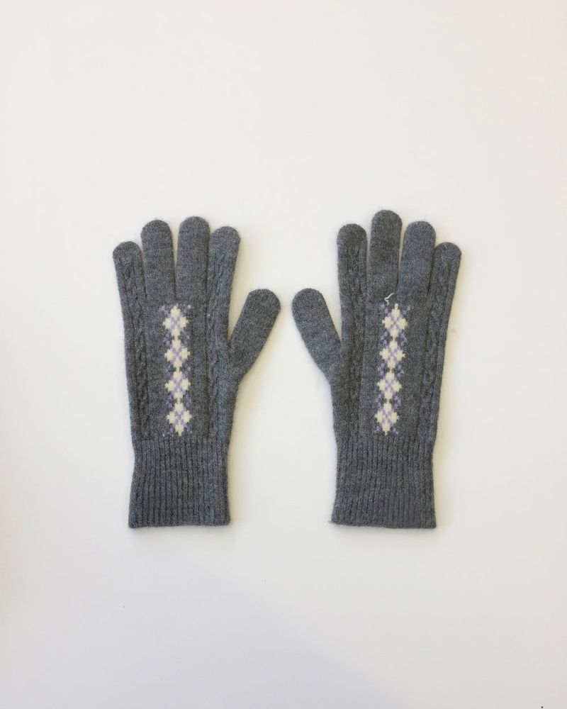 Lette Argyle Gloves (6 Colors)