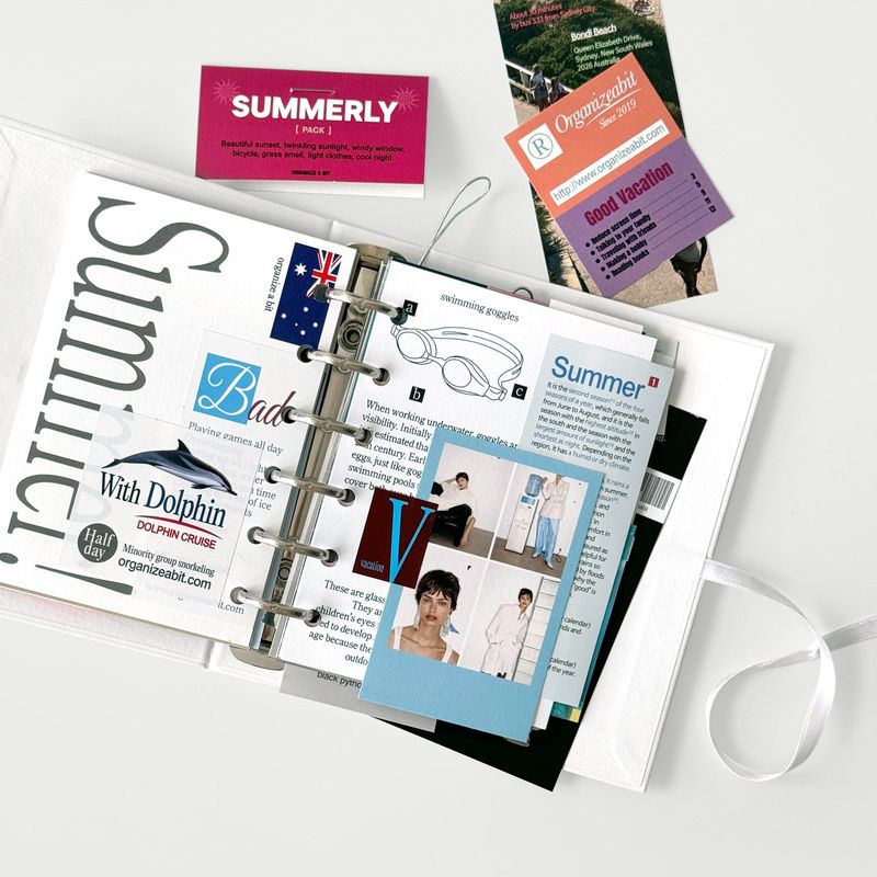 oab summerly pack / scrap sticker set