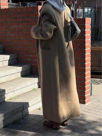 [Unisex] Max double long coat(2color)