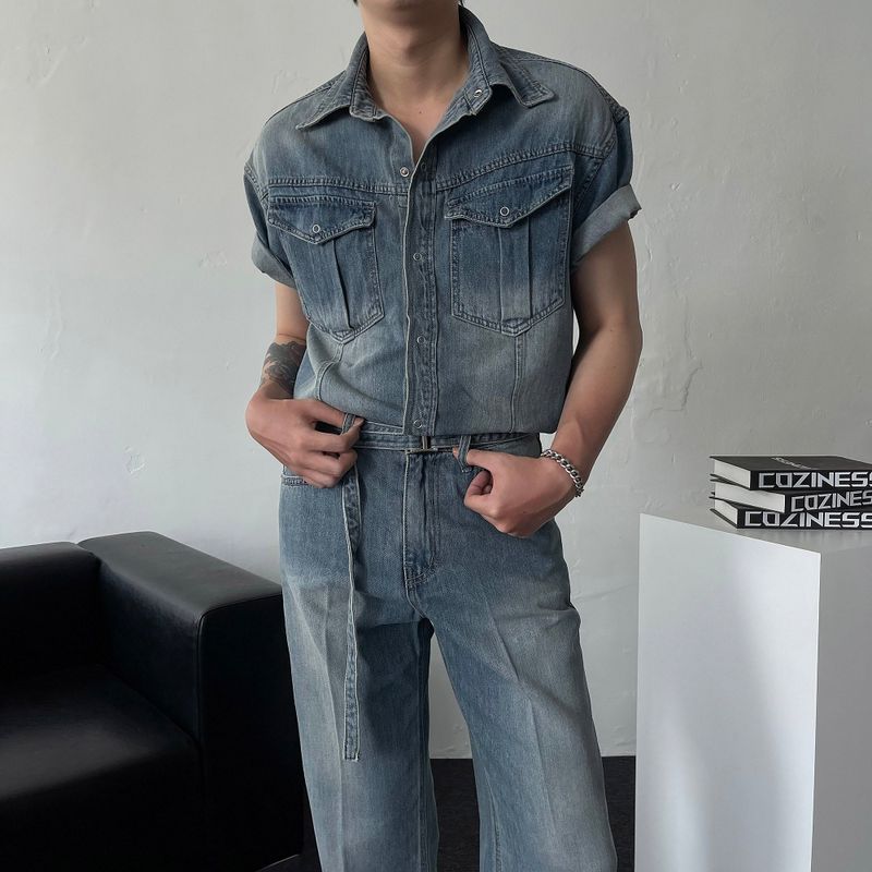 MG317 Cool ever Western Muscle Fit Shirt (3 colors)