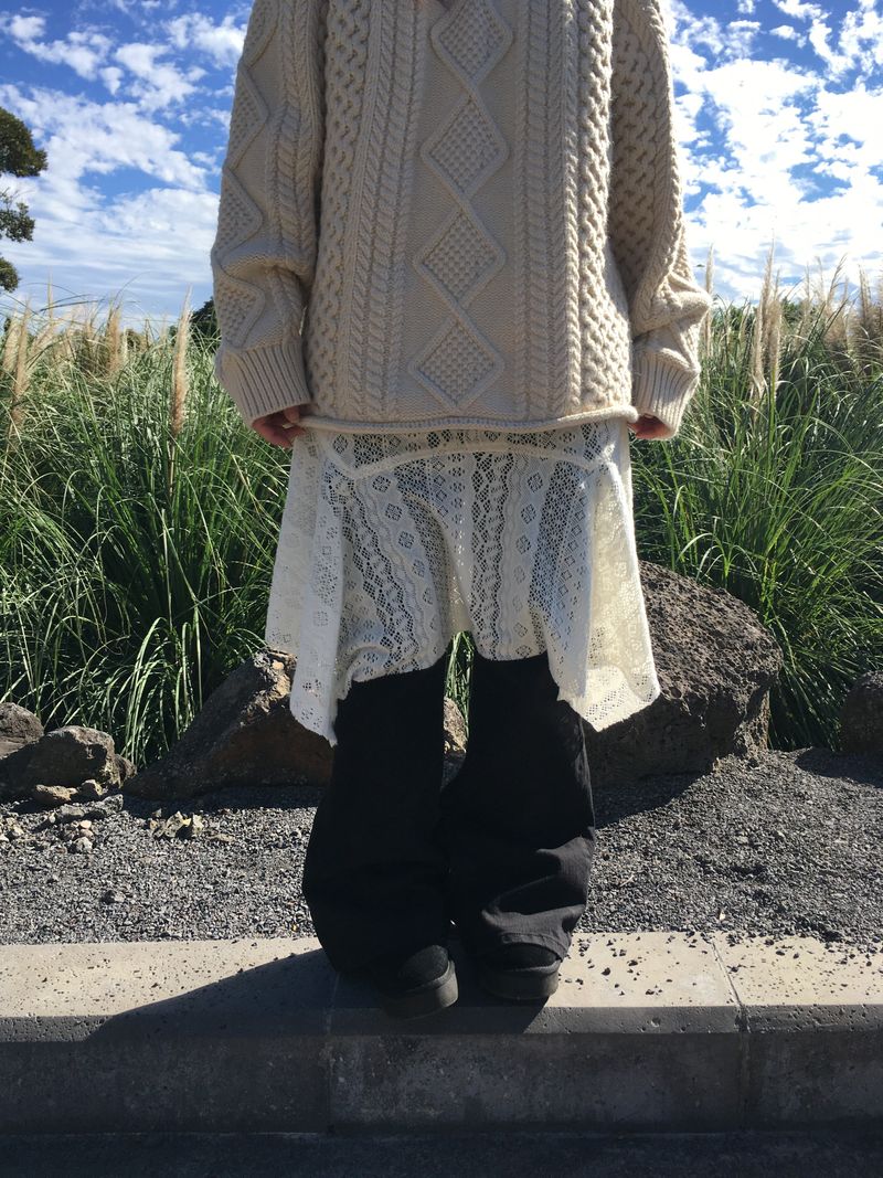 Note cable knitwear
