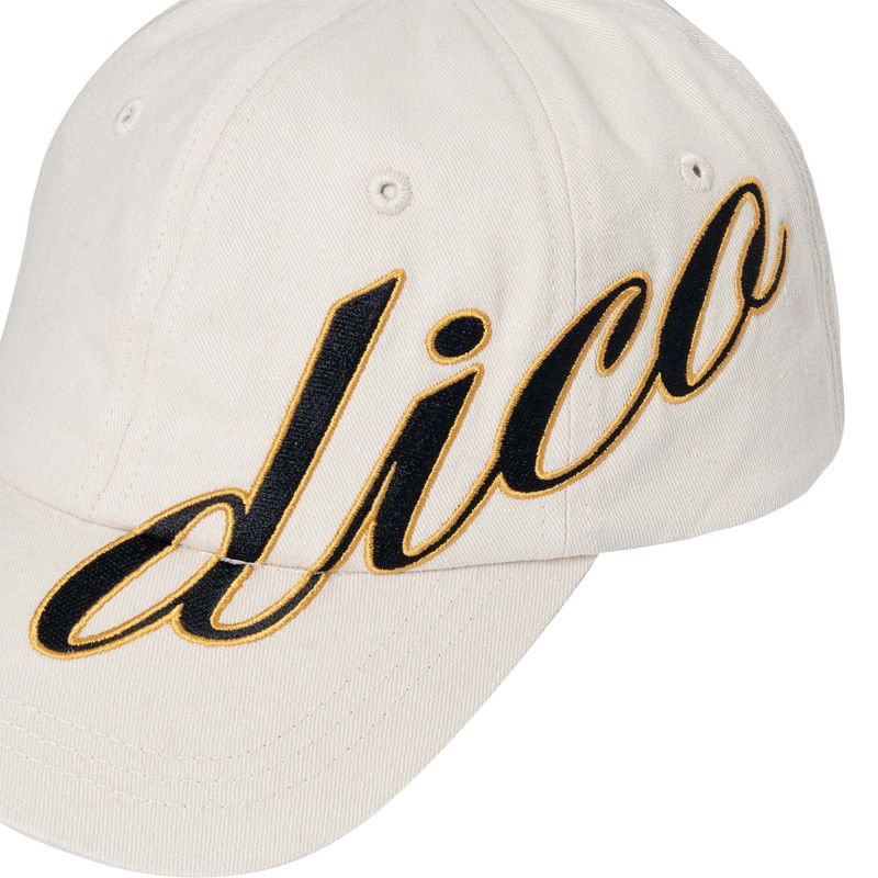 Cap Dico Script Embroidery Cream