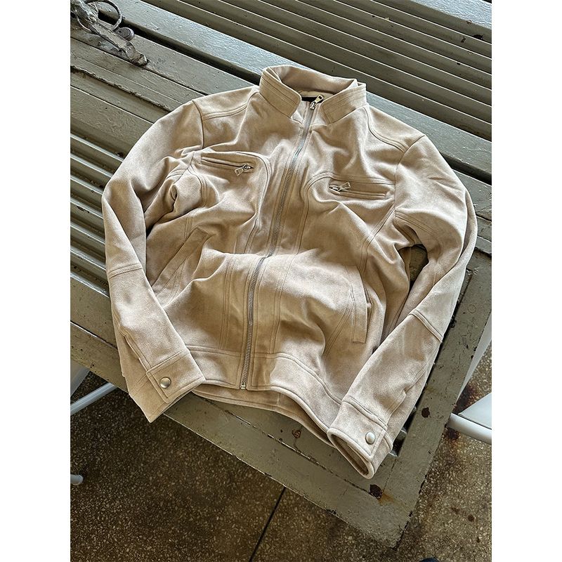 LAURANT（ロラン）の「[PROMOTION] Suede biker standard jacket (2color)（Jackets/Outerwear）」