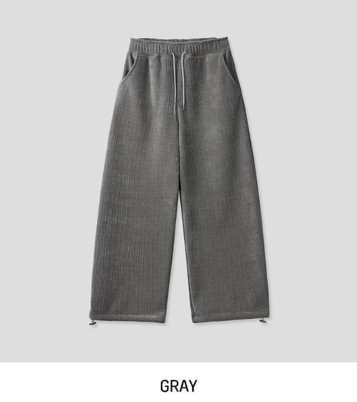 [Mink Fur] ロッテリーベルベットコーデュロイパンツ