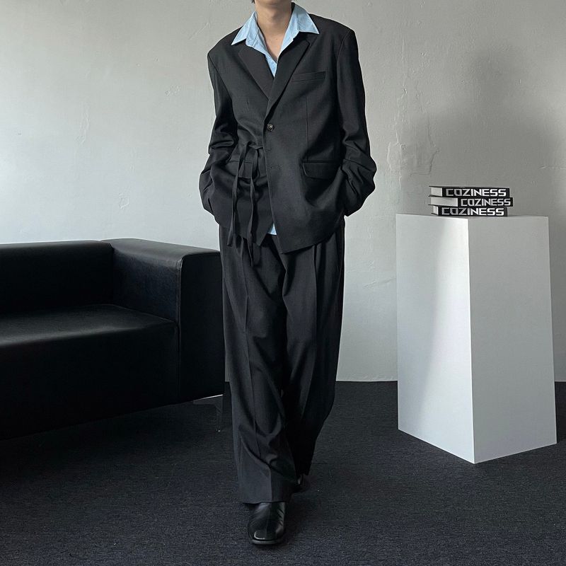 ECT robe wide banding pants (3 colors)