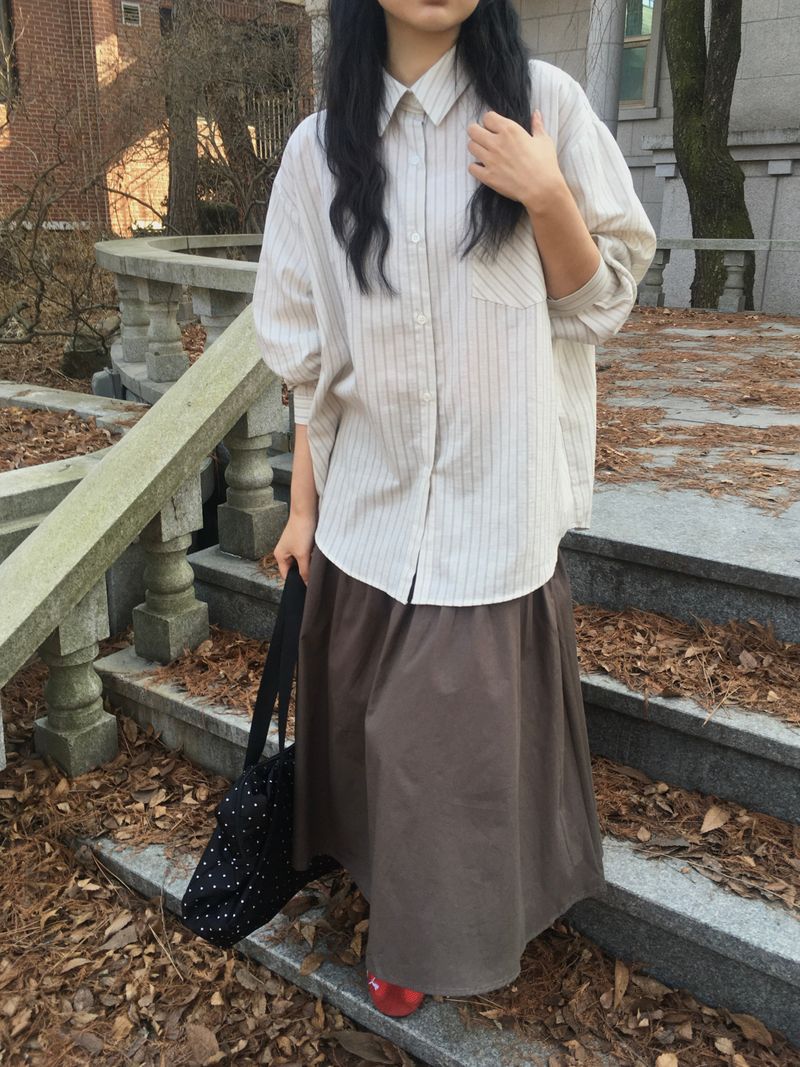ownmind（オウンマインド）の「Chino Cotton Skirt（Skirts）」