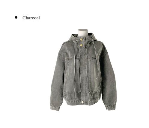 Coron Pigment Over Hood Jacket