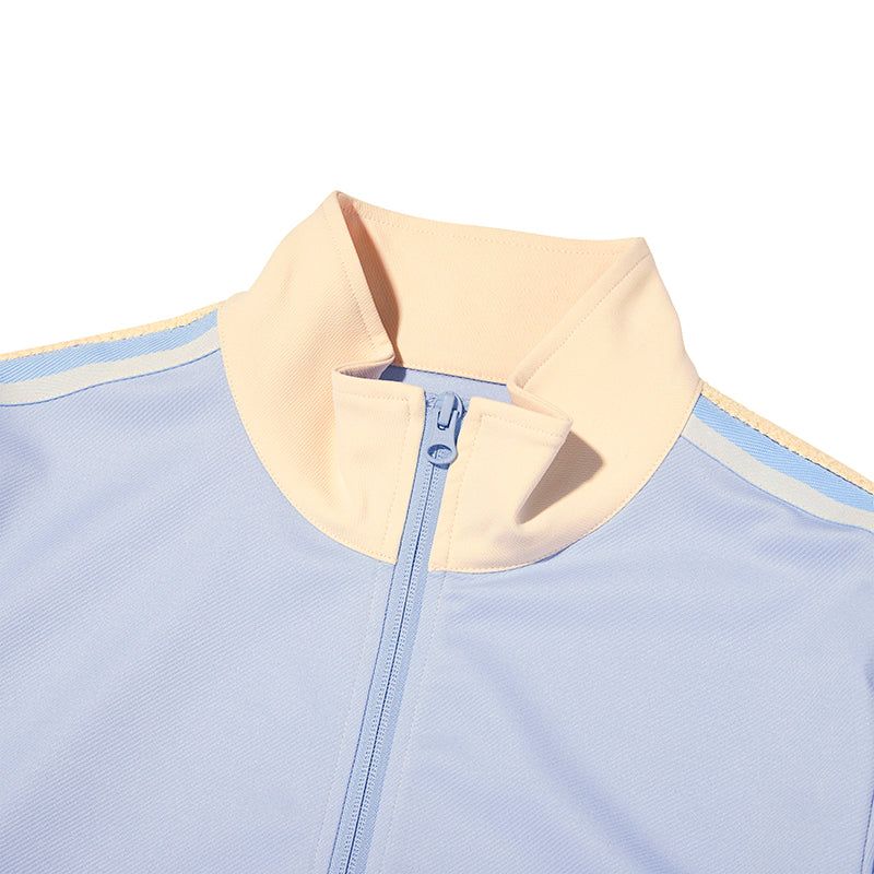 COLOR MIX TRACK JERSEY JACKET [SKY]