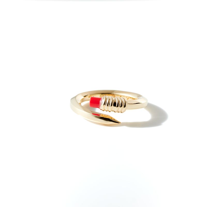 Frica Jewelry（フリカ ジュエリー）の「Frica リングリングシルバー 2 (Coral)（アクセサリー）」