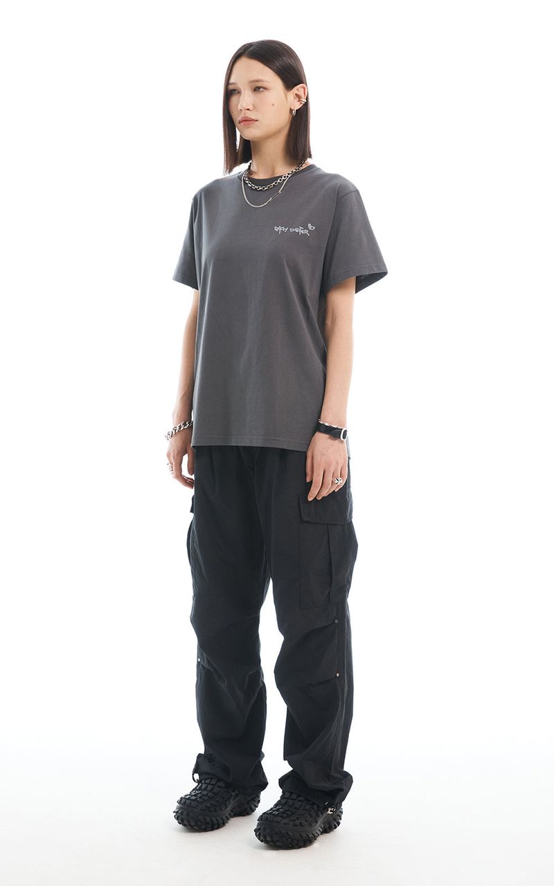 VOLUME CARGO PANTS_BLACK